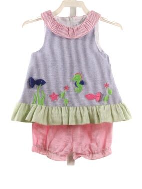 Florence Eiseman Cutest Seersucker Set NWT 6M